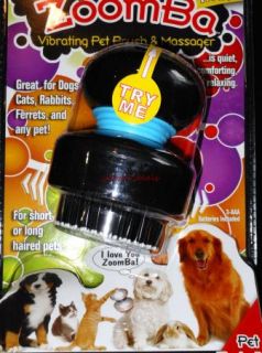   Vibrating Pet Hair Remover Massager Cats Dogs Rabbits Any Fur Pet NEW