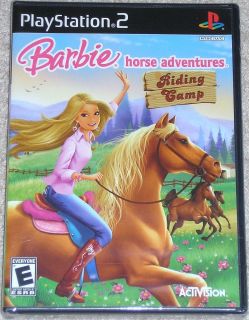PlayStation 2   BARBIE Horse Adventures Riding Camp (New) PS2