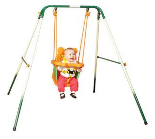 Baby toddler swing set outdoor play kids playground swingset NEW