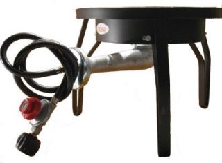   Camping Propane Gas Banjo Burner BBQ Stove Cooker w Stand