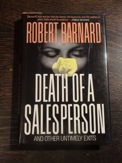 Death of A Salesperson Robert Barnard HCDJ 1st NF 0684190885