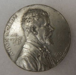 1902 Vintage Austrian Medal of Anton Scharff 1845 1902