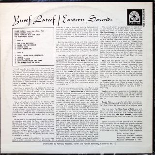   Eastern Sounds LP Prestige PR 7319 US 1972 Jazz Barry Harris