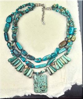 studio BARSE multi turquoise necklaceolena tkaczuk, olena designs 