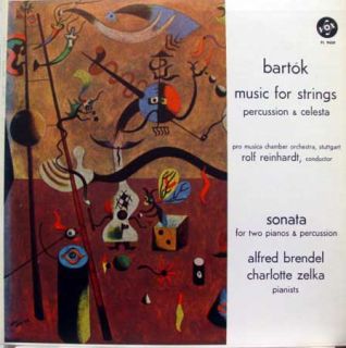 reinhardt bartok music for strings percussion celesta label vox 