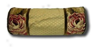 LOT OF (2) NEW PW 2129 Tapestry Decorative Roll Pillow Cover.
