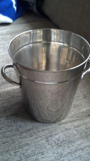 Barware Ice Buckets Silver Metal Ice Bucket Kitchen Wazir Chand and Co 