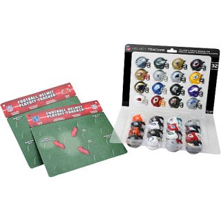 NFL Football 32 Team Helmet Standings Playoff Tracker Helmet Display 