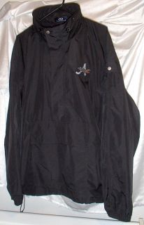 Aberdeen Ironbirds Mens XL Minor League Baseball Jacket Black Nylon 