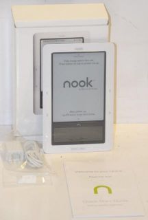 Barnes Noble Nook 2GB Wi Fi 3G Certified Pre Owned 6in White
