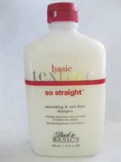 Back to Basics So Straight Shampoo 12 oz Each