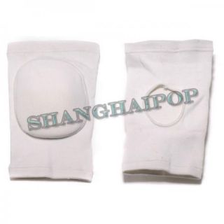 Volleyball Knee Pads Sports Basketball White Support Brace Wrap 