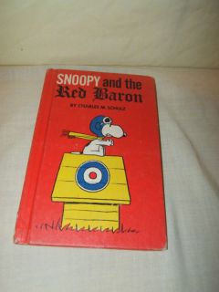 Vintage Snoopy and The Red Baron Book Peanuts