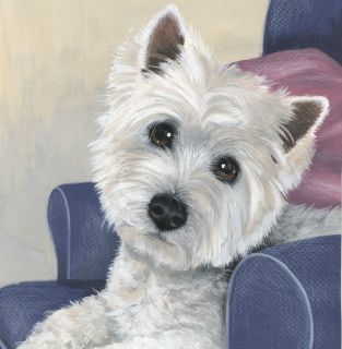   Puppy This Is My Chair  Limited Edition Print by Sue Barratt