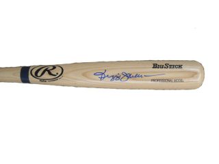 Reggie Jackson Signed Blonde Big Stick Baseball Bat JSA