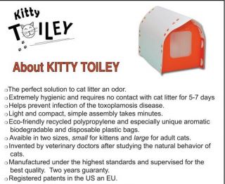 Cat Litter Box Odor Free Kitty Toiley Recycle Pet New Design Green 