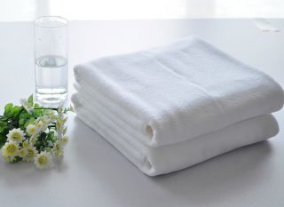 New Luxury Microfiber White Bath Beach Towel 28X55