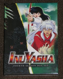 NEW InuYasha Season Fourth 4 DVD 4 Disc Set Anime