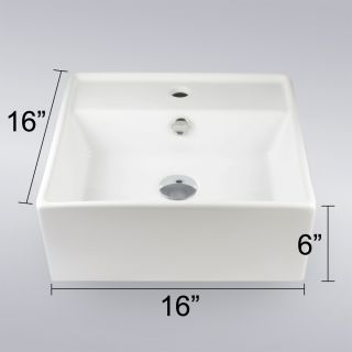 Faucet Bathroom Porcelain Ceramic Vessel Vanity Sink Art Basin