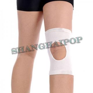 Volleyball Knee Pads Sports Basketball White Support Brace Wrap 