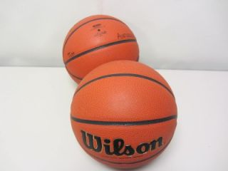 Lot of 2 Wilson Official Evolution Game Basketballs