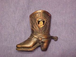 Vintage Barbara Mandrell Minture Boot Toothpick Holder   Nashville 