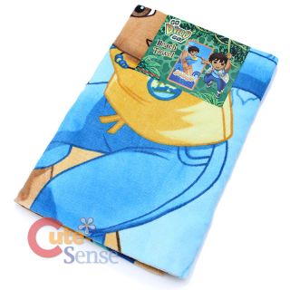 Go Diego Go Beach Towel Bath Towel Surfing Board Cotton 100 30x60 