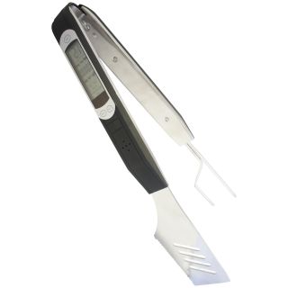   Hybrid Temptong Digital Thermometer Stainless Steel BBQ Tongs