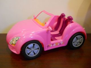 Barbie Roadster Sports Car Convertible Hot Pink Beach Cruiser Dune 