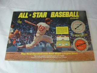 Cadaco All Star Baseball Board Game Vintage 1968 Very Good Condition 