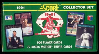 1991 Score Baseball Collector Set Unopened