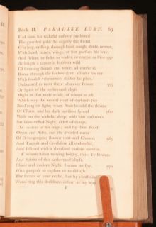 1758 Paradise Lost A Poem John Milton Baskerville Edition