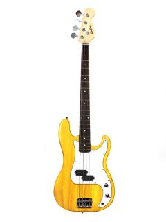 Stellah Finesse 4 String Electric Bass Guitar Natural New