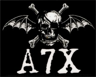 15705 Avenged Sevenfold A7X Skull Bat Wings Bones Metal Emo Punk 