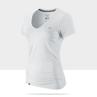 Nike Solid Swoosh Womens T Shirt 411756_100_A