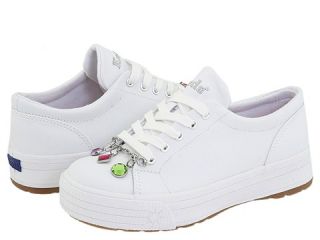 Keds Kids Glisten (Toddler/Youth) White Leather    