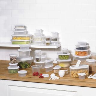 90 Pc. Storage Set with Lids for $14.99   storage, set, food 