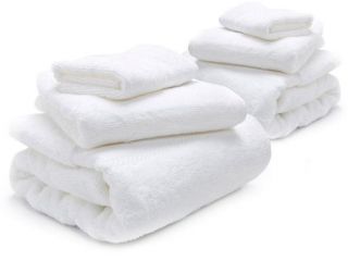 size and thickness comparison to normal 100 % cotton towels
