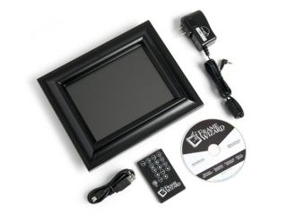 FrameWizard 8” Digital Picture Frame with Interactive Photo Software