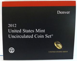 2012 U.S. Mint Set 14 Uncirculated Coins from Denver Mint IN STOCK 