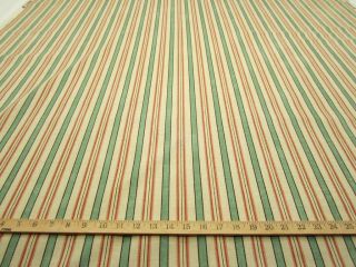 10 yards of waverly ticking stripe drapery fabric r7024 time