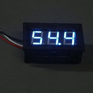 DC0 100V Blue 3 Digital 0.56″LED Volt Voltmeter panel Meter W DC4.5 