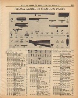 1964 ithaca ad model 37 shotgun parts list time left