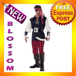 cutthroat pirate buccaneer fancy costume men m l xl xxl