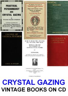 Vintage Books on Data Disc Crystal Ball Gazing Fortune Telling Occult 