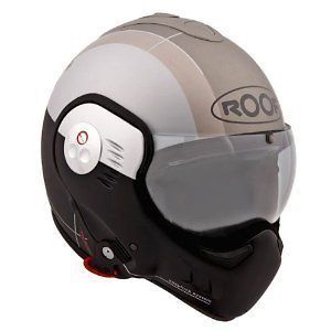 Roof Boxer V8 Star Anthracite Flip Up Motorcycle Helmet Size Small