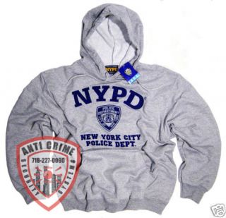 NYPD NEW YORK POLICE DEPT HOODIE SWEATSH​IRT XXL NEW/TA​G