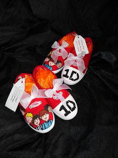 ONE DIRECTION GLITTER CUSTOM HAND PAINTED CANVAS PUMPS LIMITED 
