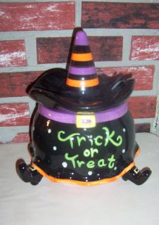 new best witch s ceramic witch cookie jar 12 x