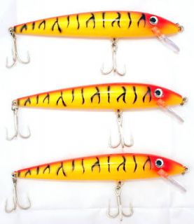 Newly listed 3 NEW 7 Inch Musky Muskie Lures Crankbait Rattle